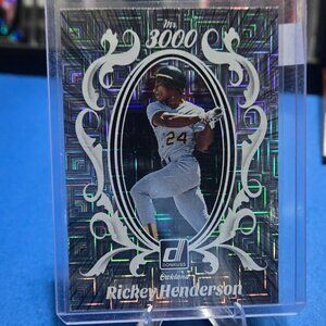 2023 Panini Donruss Mr. 3000 #MSK-6 Rickey Henderson (HOF) Vector